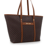 GULIANA CORE LOGO TOTE BROWN TAN