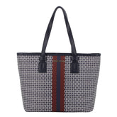 Mikayla Tote Navy Red