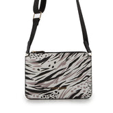 ATHENA ABSTRACT CROSSBODY BLACK WHITE