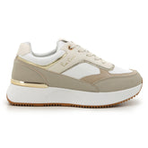ANGELIQUE 2 SNEAKERS BEIGE WHITE
