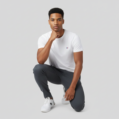 COAT OF ARMS CREW WHITE T SHIRT