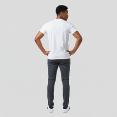 COAT OF ARMS CREW WHITE T SHIRT