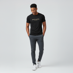 GRANDE  PC PRINT T SHIRT BLACK