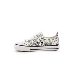 MADE BY ME KIDS SNEAKER WHITE BLACK