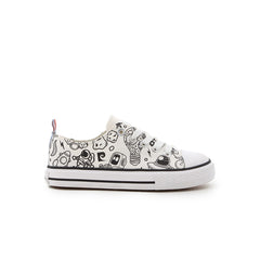 MADE BY ME KIDS SNEAKER WHITE BLACK