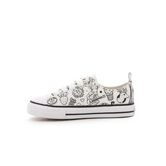 MADE BY ME KIDS SNEAKER WHITE MULTI