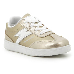 FLASH LACE UP SNEAKER GOLD WHITE