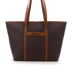 GULIANA CORE LOGO TOTE BROWN TAN