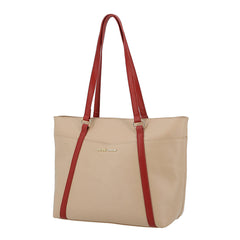 Camilla Tote Tan Red