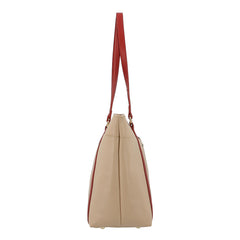 Camilla Tote Tan Red