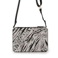 ATHENA ABSTRACT CROSSBODY BLACK WHITE