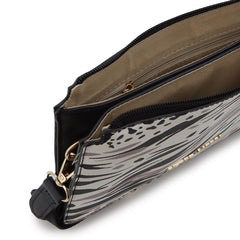 ATHENA ABSTRACT CROSSBODY BLACK WHITE