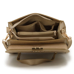 ELARA SATCHEL GOLD