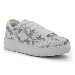 DENTELLE 1 CASUAL LACE UPS LIGHT BLUE