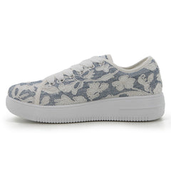 DENTELLE 1 CASUAL LACE UPS LIGHT BLUE