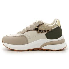 BELLE 1 SNEAKERS BEIGE MULTI