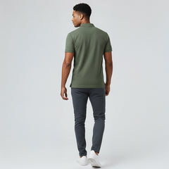 PK CLASSIC GOLF WITH P EMB OLIVE