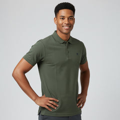 PK CLASSIC GOLF WITH P EMB OLIVE