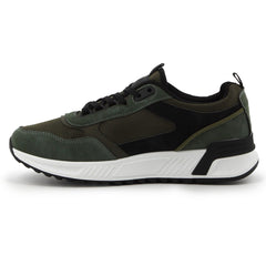 FELIX CASUAL LACE UP OLIVE BLACK