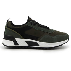 FELIX CASUAL LACE UP OLIVE BLACK