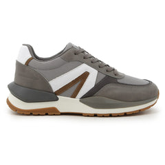 RONEN CASUAL LACE UP GREY WHITE