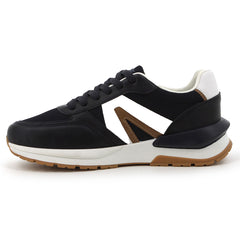 RONEN CASUAL LACE UP NAVY WHITE