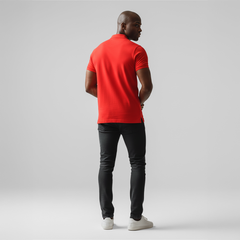 PK CLASSIC GOLF WITH P EMB RED